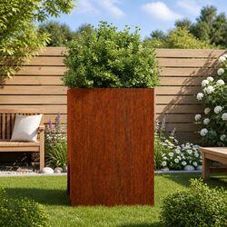 Elevate Your Space with a Corten Steel Planter Box for Outdoor Use
