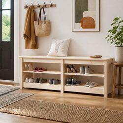 4-Shelf Entryway Shoe Organizer for a Clutter-Free Space