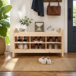 Enhance Your Entryway with a 110x40x60cm Storage Bench