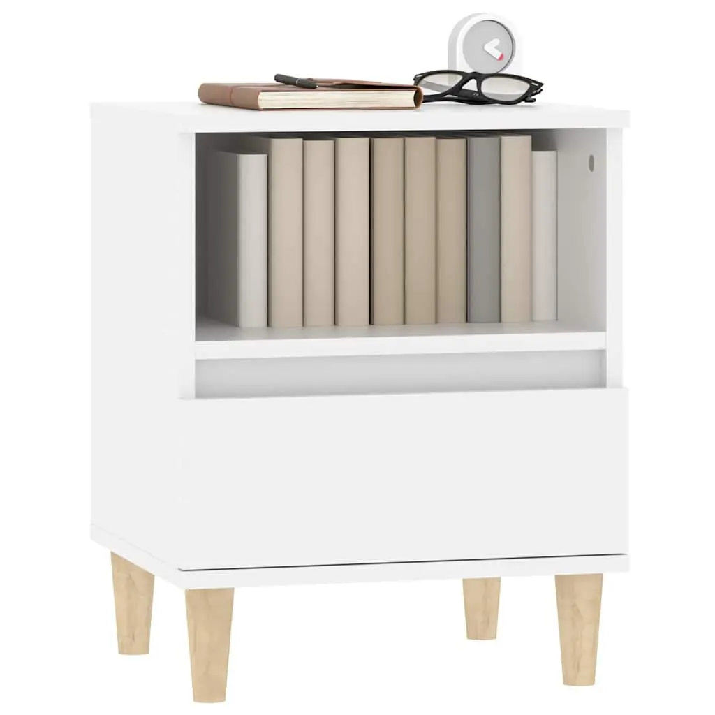 Bedside Cabinet 40x35x50cm Engineered Wood Drawer Storage Nightstand