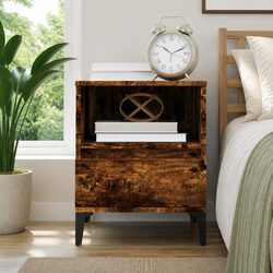 Enhance Your Space with This Stylish Brown Bedside Cabinet