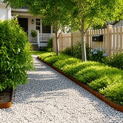 Elevate Your Garden with Flexible Corten Steel Edging