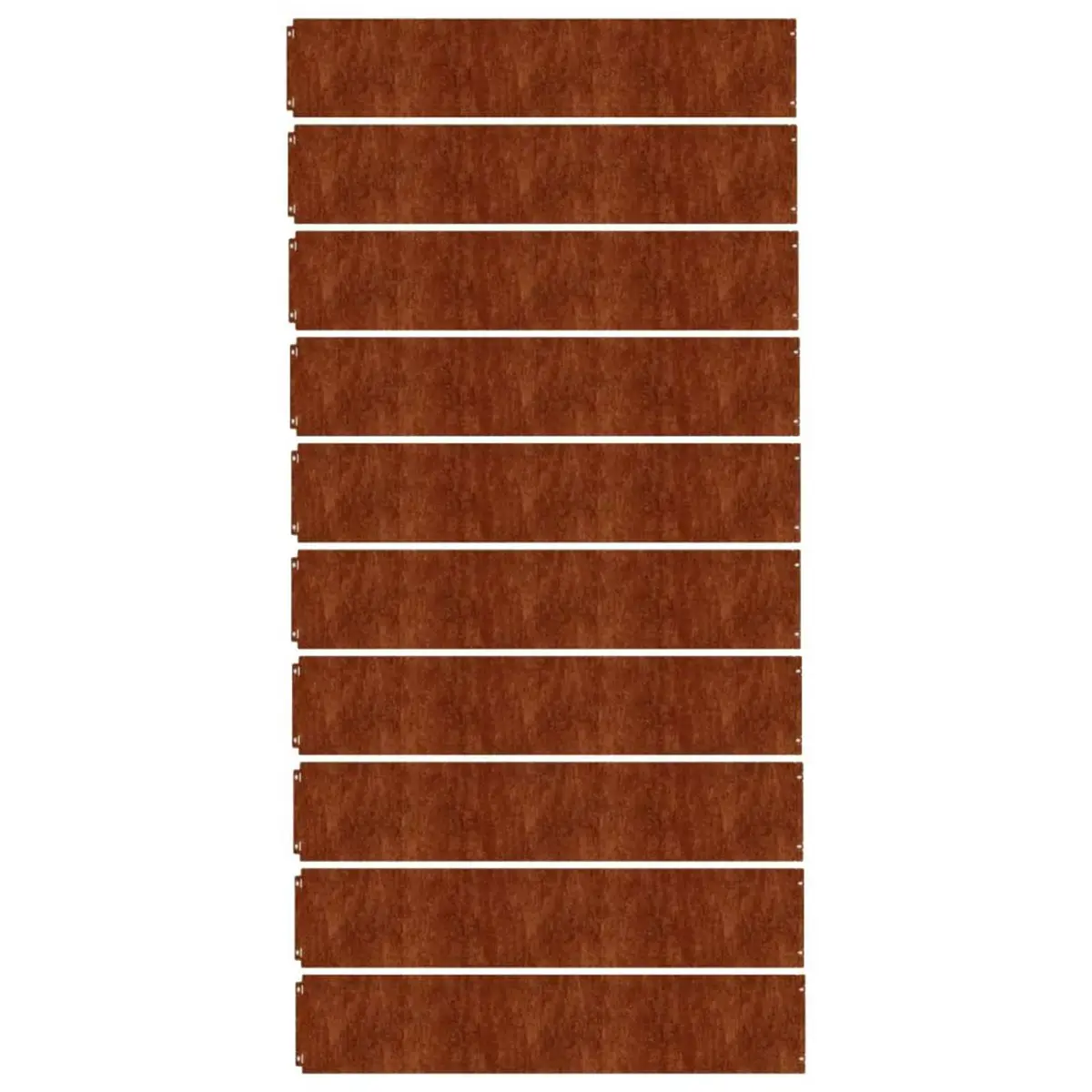 Garden Lawn Edging Borders 10 Piece Flexible Corten Steel Landscape Edger