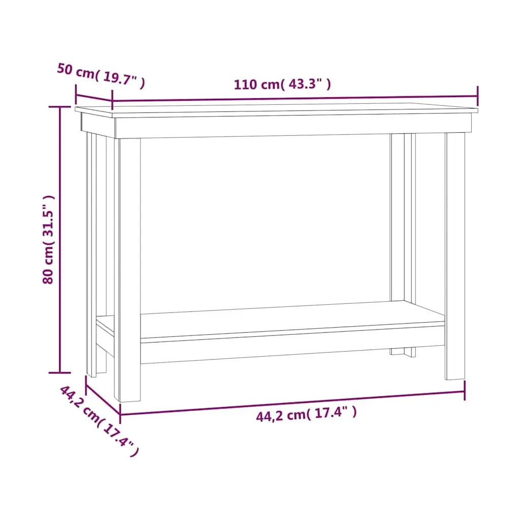 Work Bench Solid Pine Wood Storage Table with Shelf for Garage Workshop Tool Organisation