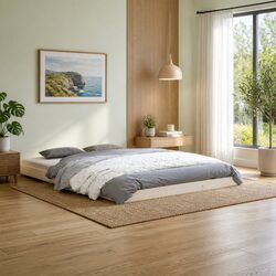 Enhance Your Bedroom with a 135x190 cm White Bed Frame