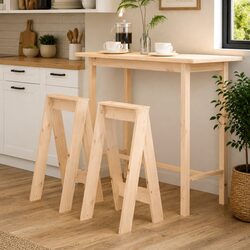 Rustic Kitchen Bar Stools Set of 2 – Elevate Your Dining Space