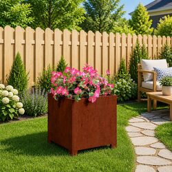 Stylish Corten Steel Planter to Enhance Your Space