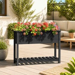 Stylish Grey Garden Planter for Your Outdoor Space