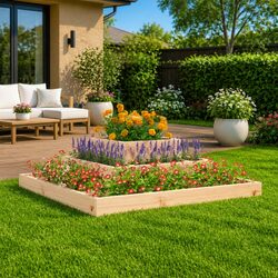 Elevate Your Garden with a 3-Tier Wooden Planter Box