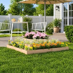 Elevate Your Outdoor Space with a 3-Tier Wooden Planter
