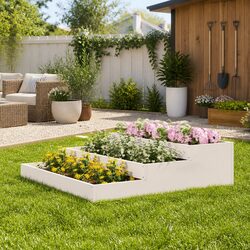 Enhance Your Outdoor Space with a White Wooden Planter Box