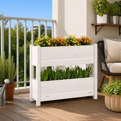 Enhance Your Outdoor Space with a Twin Flower Box Planter
