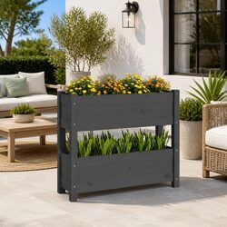 Enhance Your Space with a Stylish Wooden Planter