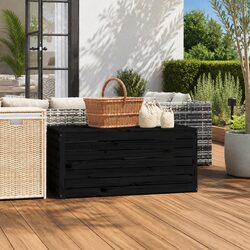 Enhance Your Garden with a Black Storage Box