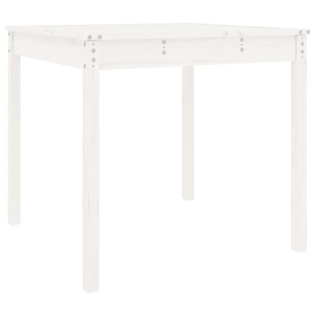 Garden Table 82.5x82.5x76 cm Solid Wood Pine Outdoor Patio Furniture