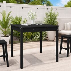 Enhance Your Outdoor Space with a Black Pine Garden Table
