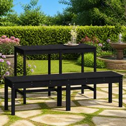 Enhance Your Outdoor Space with a Wooden 2-Seater Bench