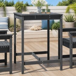 Enhance Your Outdoor Space with Grey Garden Table 82.5x82.5x110 cm