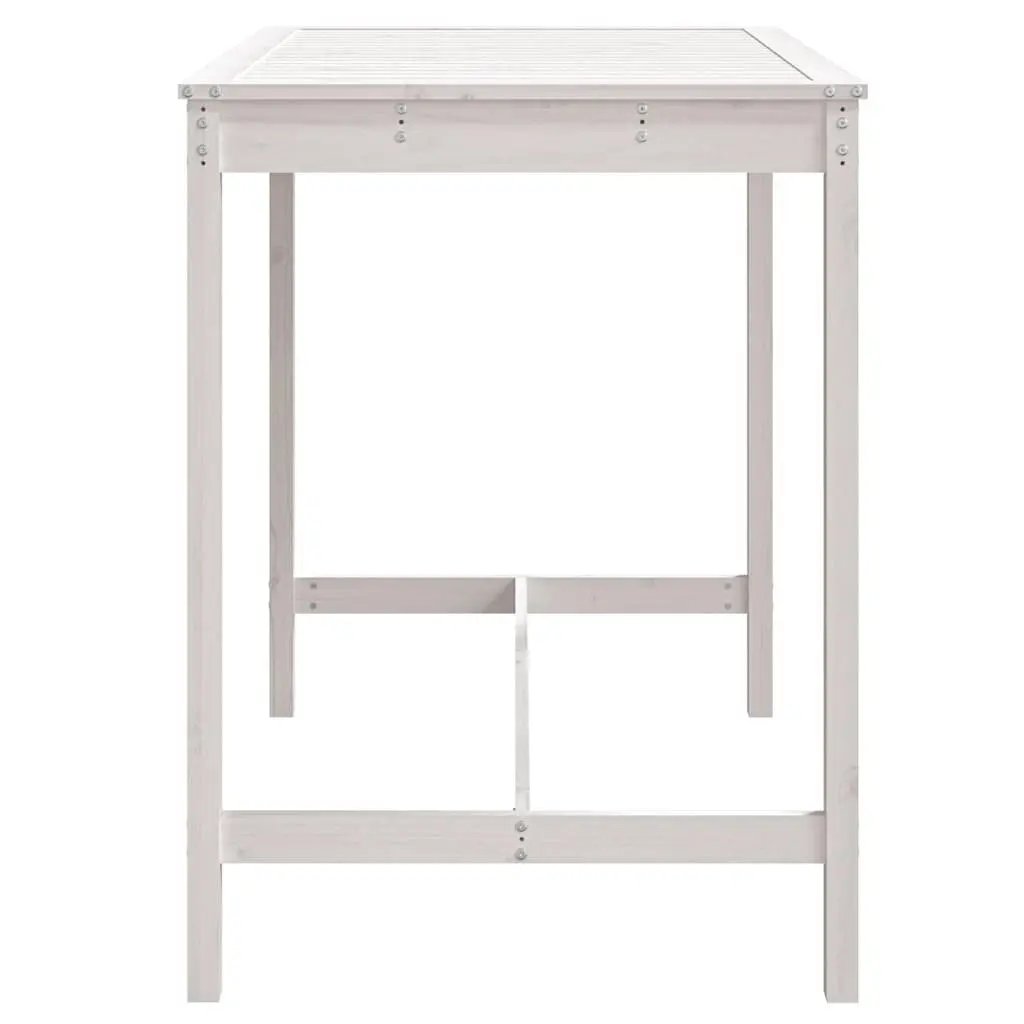 Garden Table 121x82.5x110cm Solid Pine Wood Outdoor Patio Dining Furniture