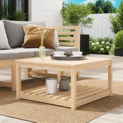 Enhance Your Outdoor Space with a 82.5x82.5x45cm Wooden Table