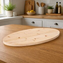 Stylish Solid Pine Wood Table Top 80x40x2.5 cm for Your Home