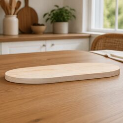 Enhance Your Living Space with Solid Pine Oval Table Top