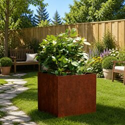 Stylish Corten Steel Planter for Your Balcony or Patio