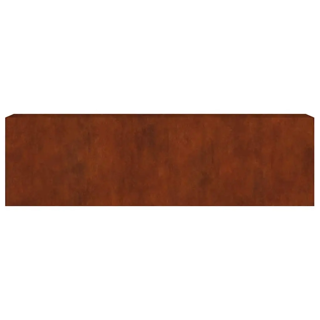 Garden Raised Bed Planter 280x40x80 cm Brown Weathering Steel Outdoor Vegetable