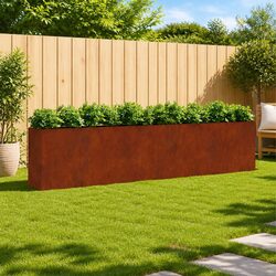 Enhance Your Garden with a Corten Steel Raised Bed 360x40x80 cm