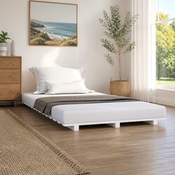 Enhance Your Bedroom with a White Solid Pine Bed Frame