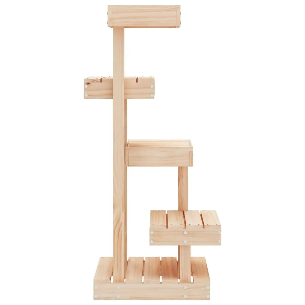 Cat Tree 4 Platform Multi Level Wooden Pet Furniture Climbing Perch Scratching