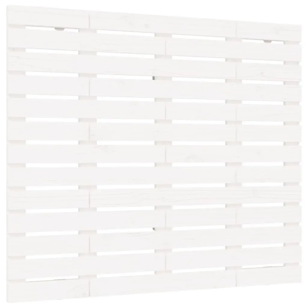 Wall Headboard 141cm White Solid Pine Wood Wall Mounted Bedroom Bed Header