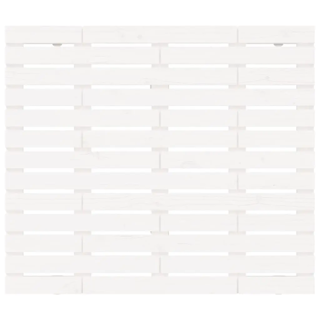 Wall Headboard 141cm White Solid Pine Wood Wall Mounted Bedroom Bed Header