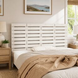 Elegant White Wall Headboard for a Refined Bedroom