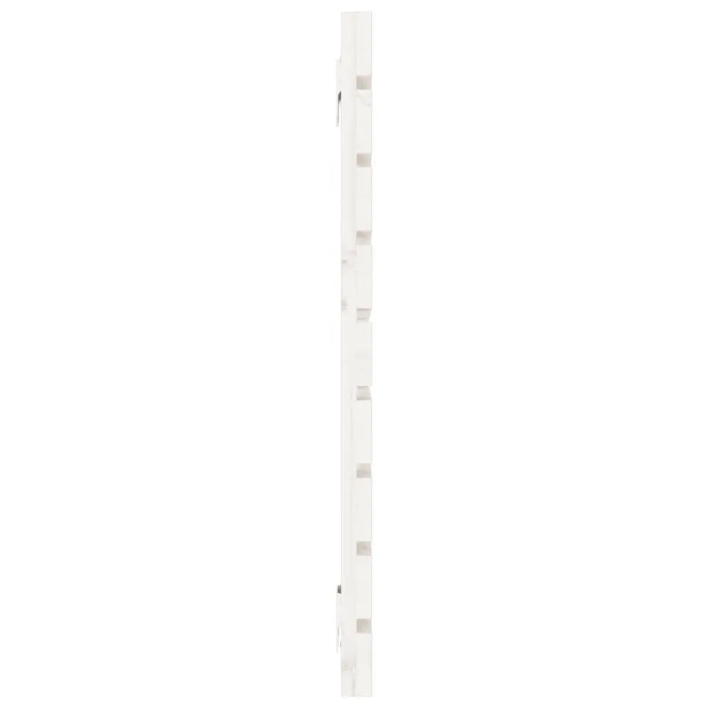Wall Headboard 141cm White Solid Pine Wood Bedroom Bed Head Mount