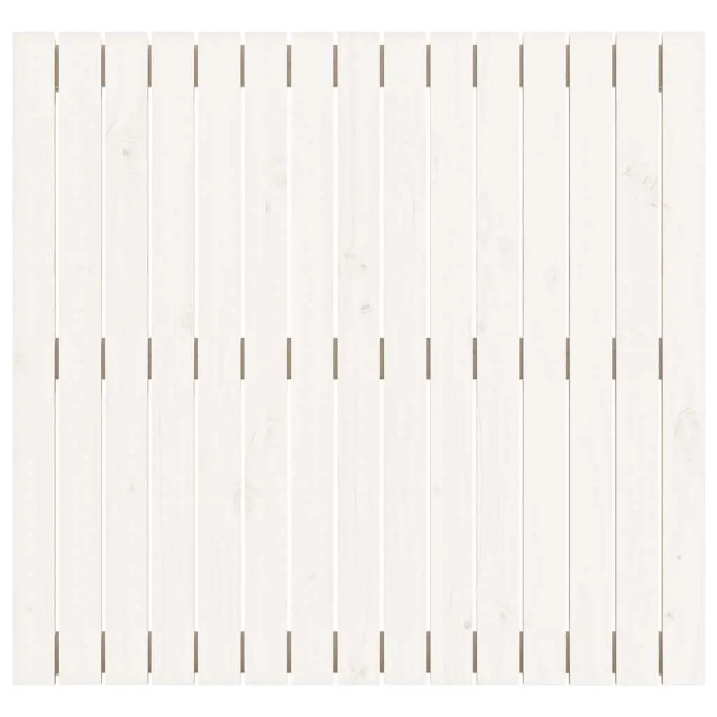 Wall Headboard 95.5cm Solid Pine Wood Wall Mounted White Bedroom Furniture