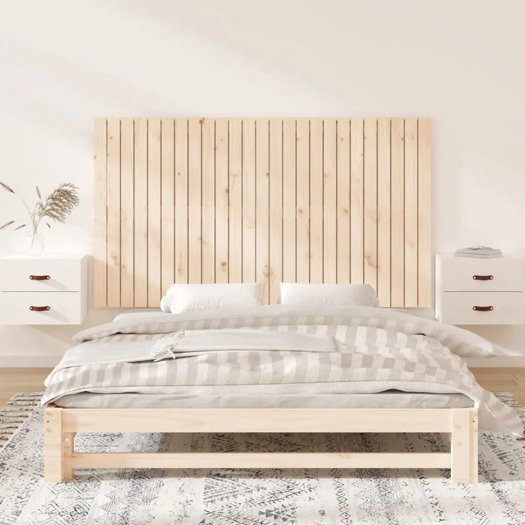 Wall Mounted Headboard 159.5cm Solid Pine Wood Back Support