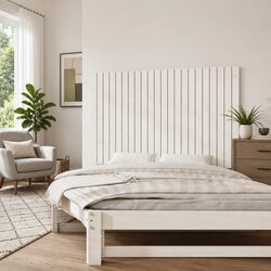 Enhance Your Bedroom with a White Wall Mounted Headboard