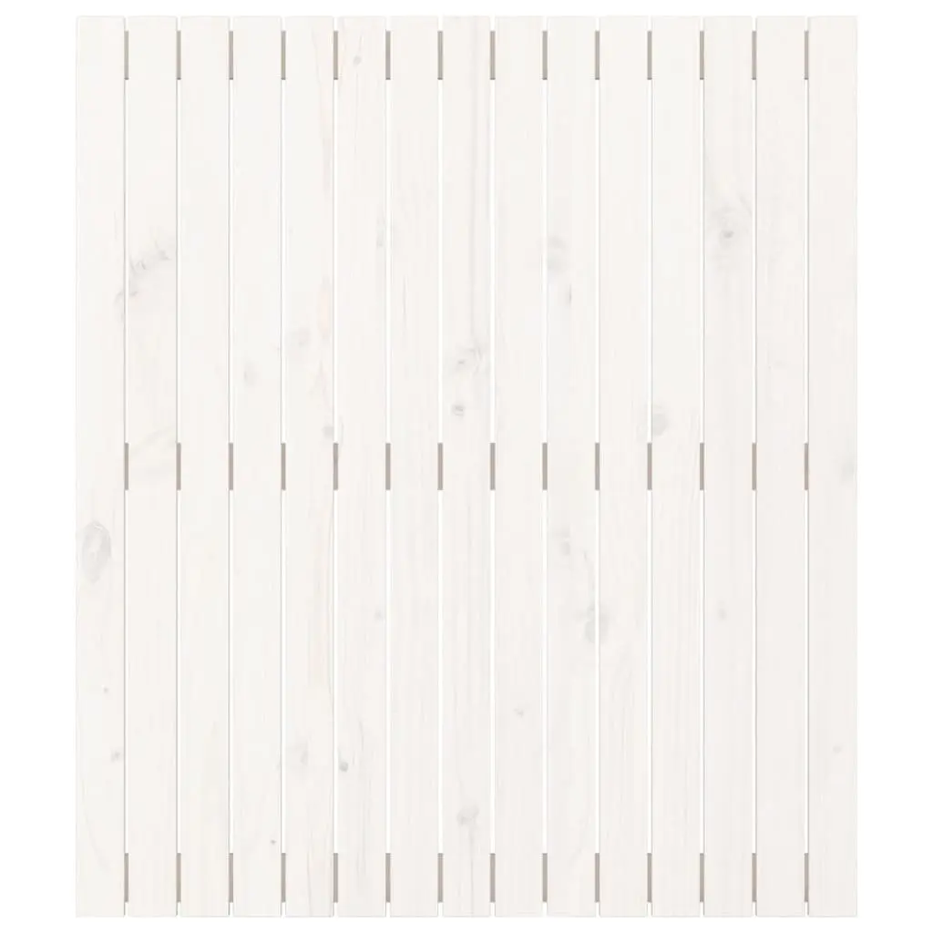 Wall Mounted Headboard 95.5cm White Solid Pine Wood Bedroom Bed Header