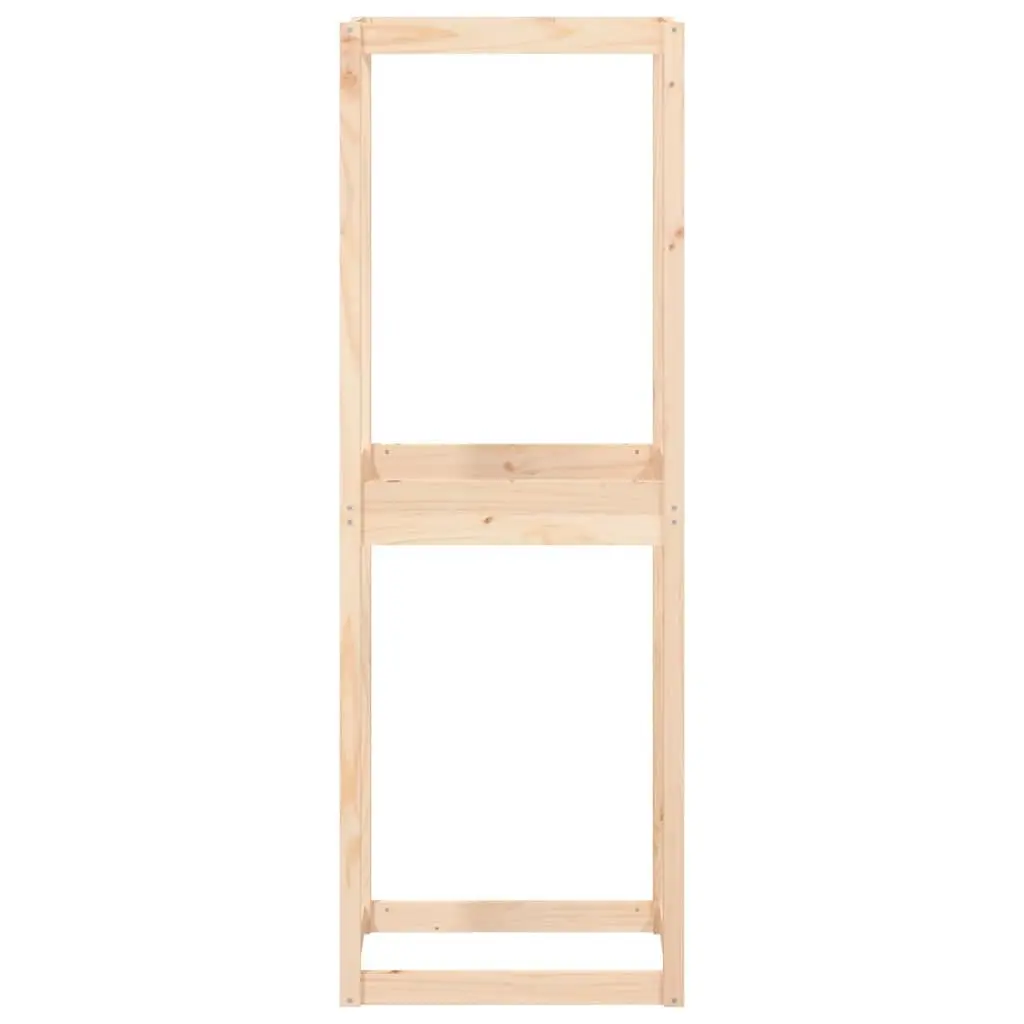 Tire Rack Solid Pine Wood Storage Shelf Garage Workshop Organiser