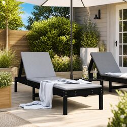Elevate Your Outdoor Space with This Black Sun Lounger