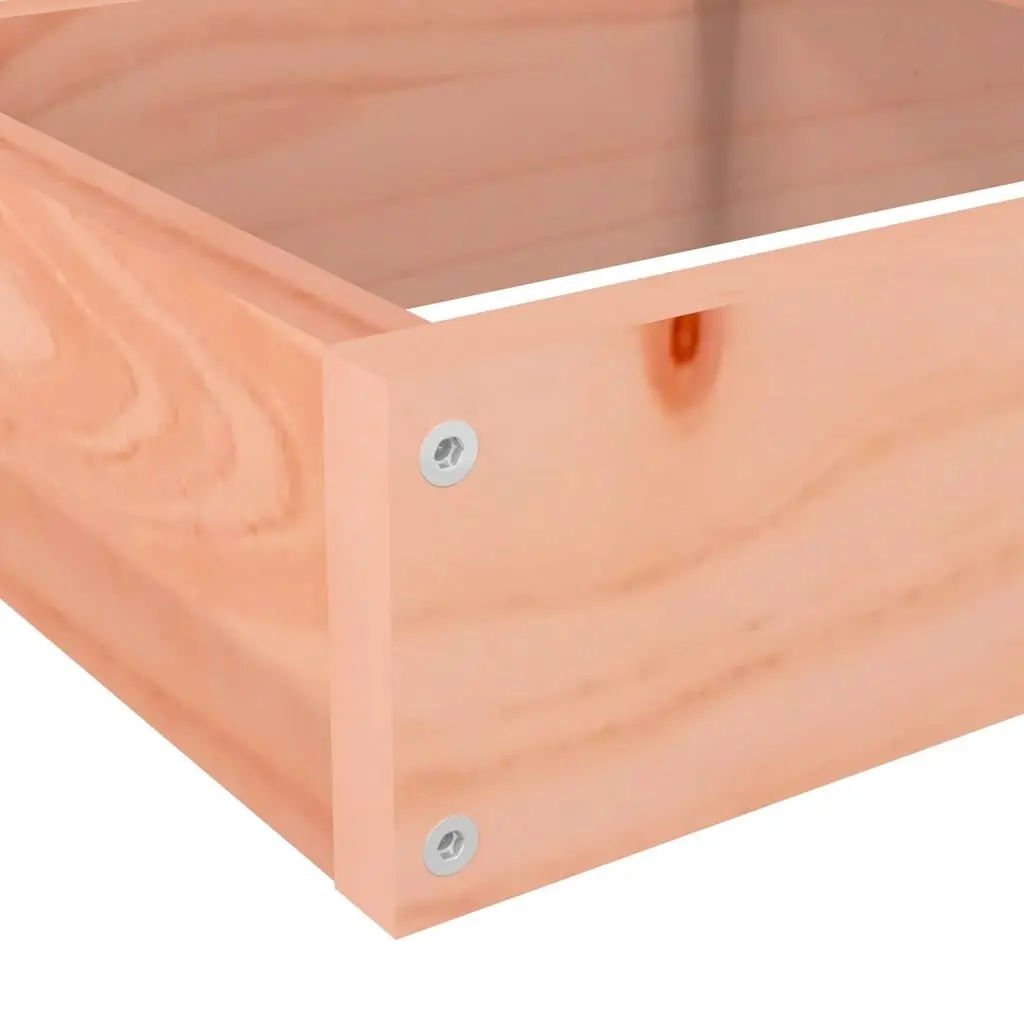 Wooden Corner Garden Planter L-Shaped 4-Tier Outdoor Raised Bed for Plants and Flowers