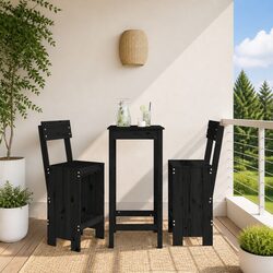 Stylish Black Bar Stools for Enhancing Outdoor Areas