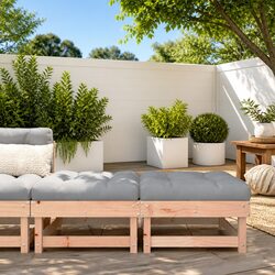 Enhance Your Outdoor Space with Garden Footstools 2pc Set