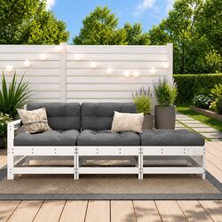 Elegant Outdoor Sectional Seating with Soft Cushions