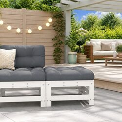 Enhance Your Outdoor Space with a Garden Footstool and Cushion