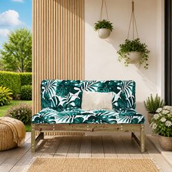 Outdoor Middle Sofa 120x80 cm for Your Cozy Garden