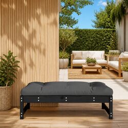 Elevate Your Outdoor Space with This Black Footstool