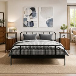 Elevate Your Space with Brown Oak Nightstands