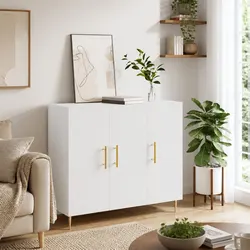 Stylish White Sideboard 90x34x80 cm for Your Home